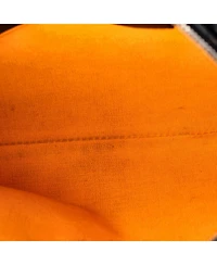 Pre-Owned Goyard Mm Senat Zip Pouch Coated Canvas