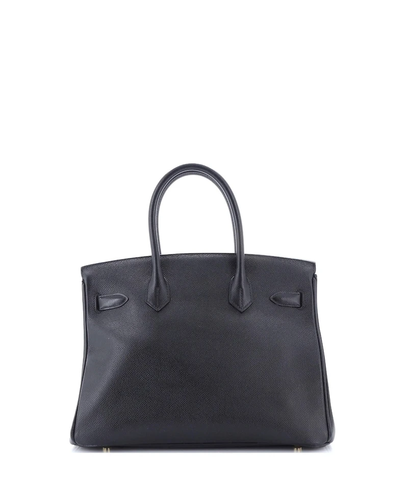 Pre-Owned Hermes Birkin Handbag Epsom with Gold Hardware