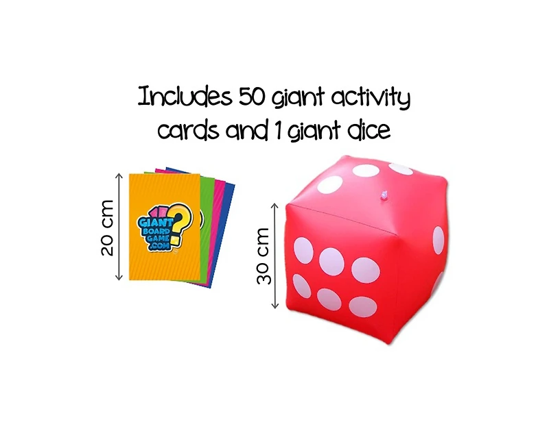 Quokka Giant Outdoor Games for Kids Ages 8-12 - Fun Family Game for Kids & Adults with Jumbo Dice
