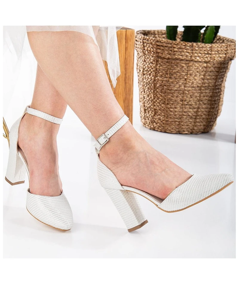Gisele High Block Heel Pumps