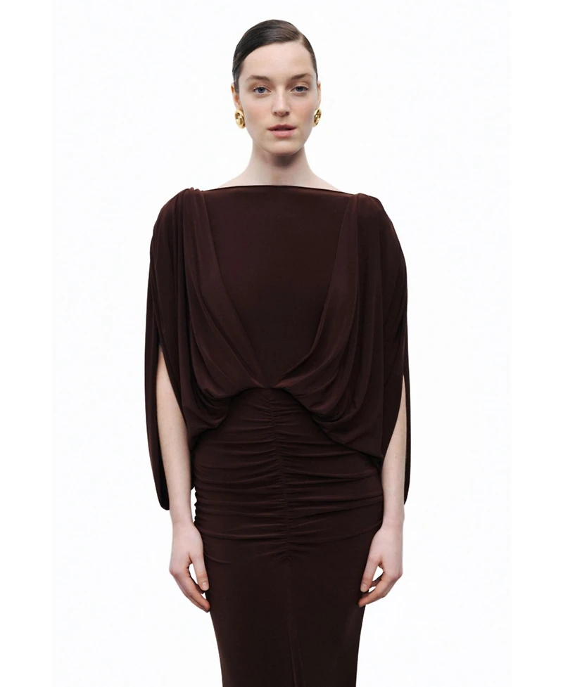 Nocturne Women's Draped Maxi Dress