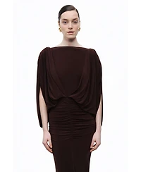 Nocturne Women's Draped Maxi Dress