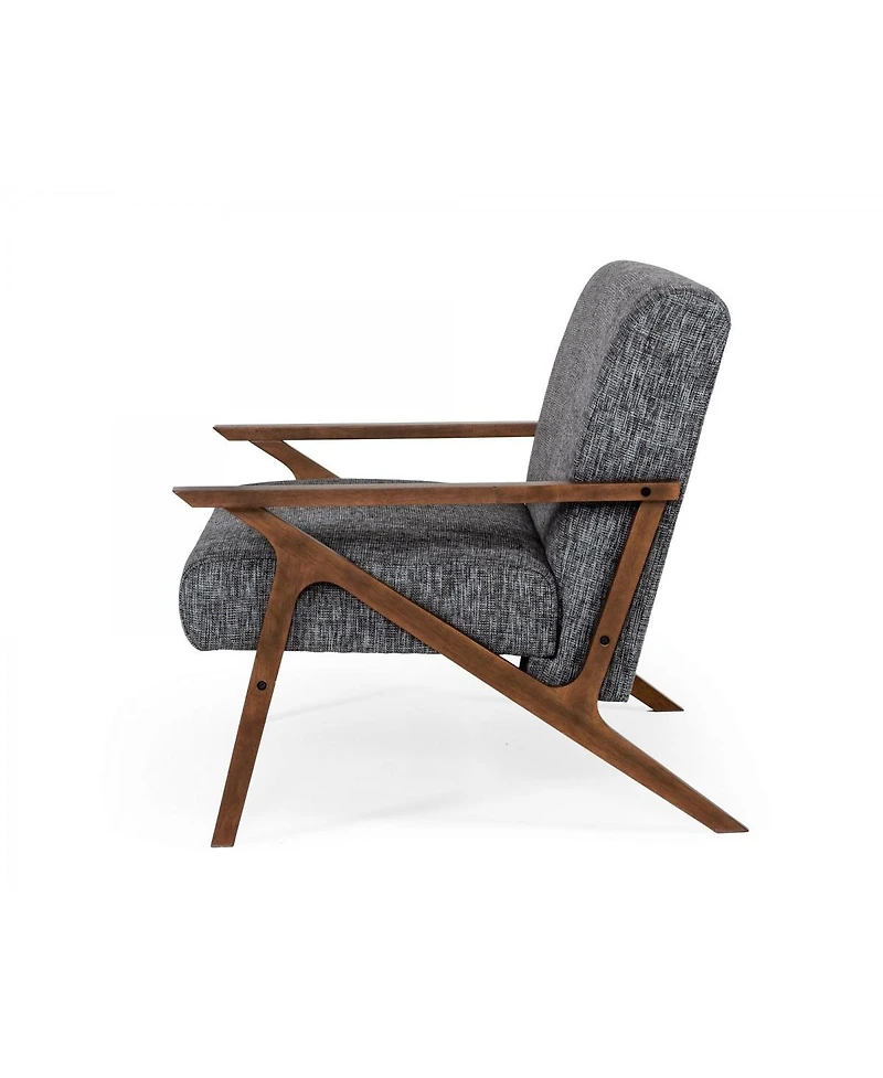 Solid Color Accent Armchair – Comfortable Upholstered Chair for Stylish Living Room or Office Decor