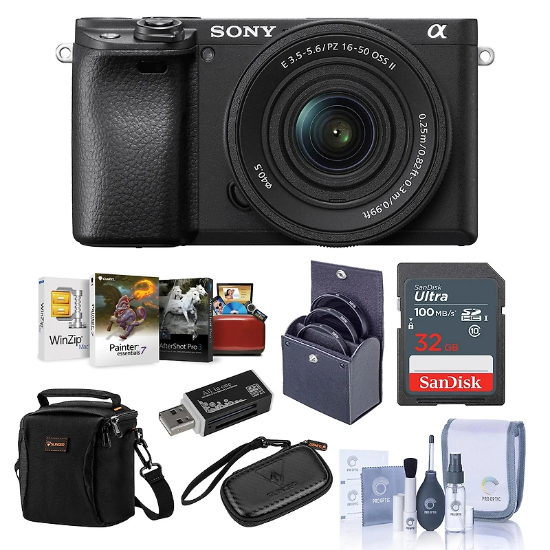 Sony Sony Alpha a6400 Mirrorless Digital Camera with 16-50mm Lens