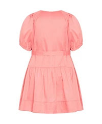 City Chic Plus Cassie Plain Dress