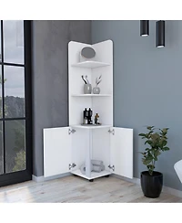 Accent Cabinet with Four Shelves – Stylish and Functional Storage
