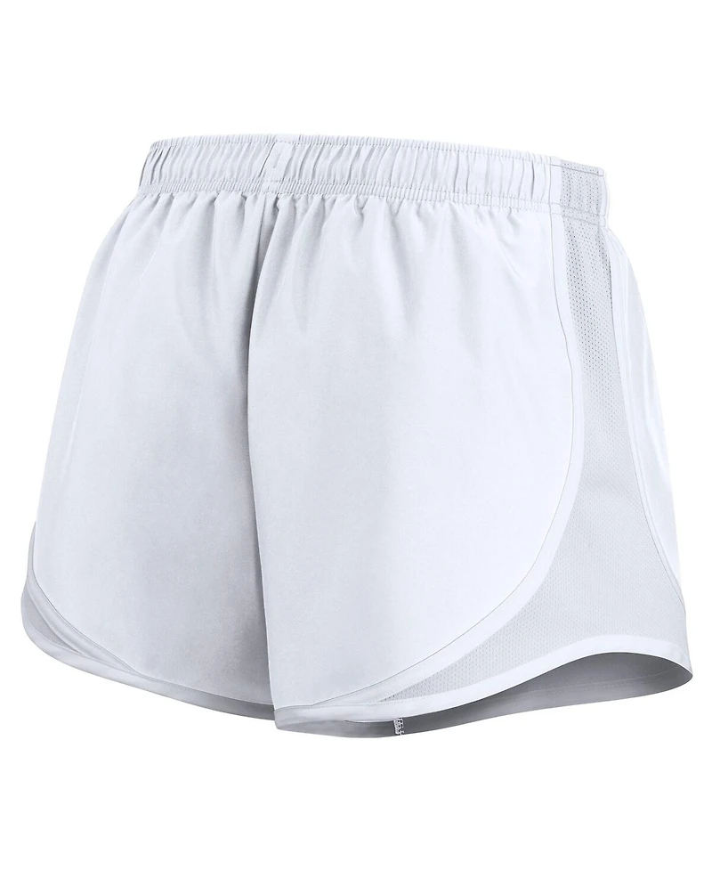 Nike Women's White Michigan Wolverines Performance Tempo Shorts