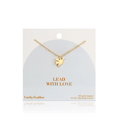 Lucky Feather Faith Collection Necklace