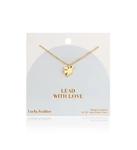 Lucky Feather Faith Collection Necklace