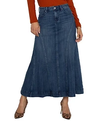 Liverpool Los Angeles Women's Denim Mermaid Maxi Skirt