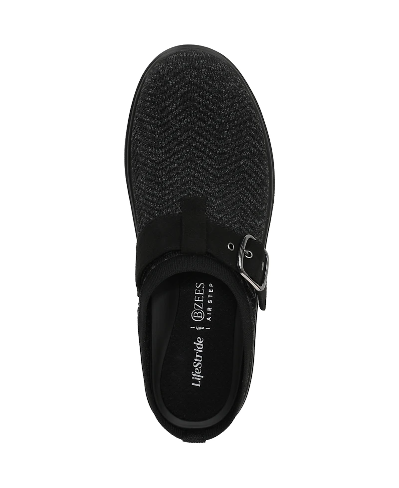 LifeStride Women's Balance-Knit Washable Round Toe Clogs