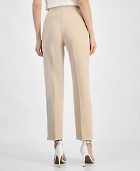 Anne Klein Women's Pull-On Straight-Leg Ankle Pants