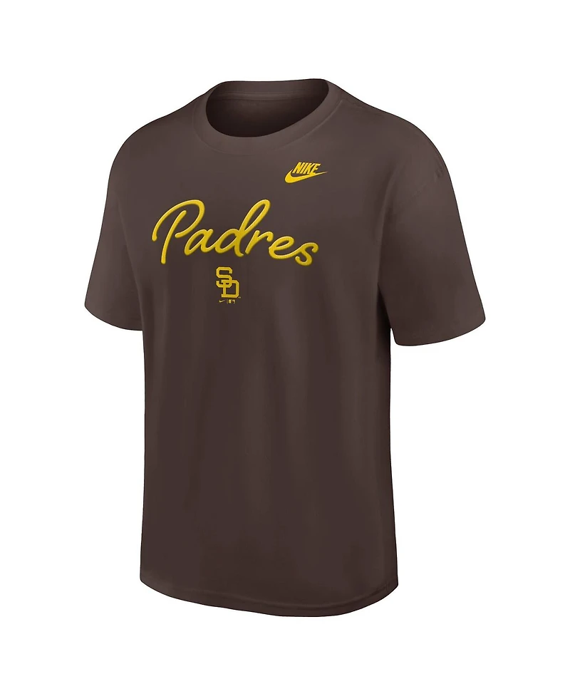Nike Men's Brown San Diego Padres Cooperstown Max90 T-Shirt