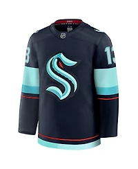 Fanatics Men's Brandon Tanev Deep Sea Blue Seattle Kraken Home Premium Jersey