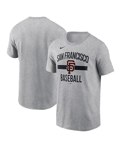 Nike Men's Heather Gray San Francisco Giants Arched T-Shirt