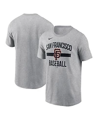 Nike Men's Heather Gray San Francisco Giants Arched T-Shirt