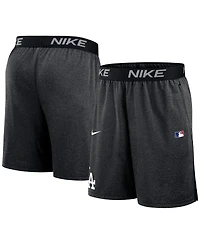 Nike Men's Black Los Angeles Dodgers Authentic Collection Performance Knit Shorts