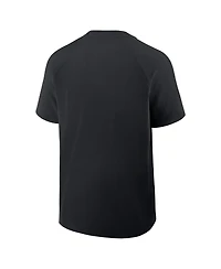 Nike Men's Black San Francisco Giants Authentic Collection Raglan Short Sleeve Windshirt