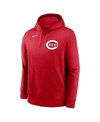 Nike Men's Elly De La Cruz Red Cincinnati Reds Player Name Number Club Pullover Hoodie