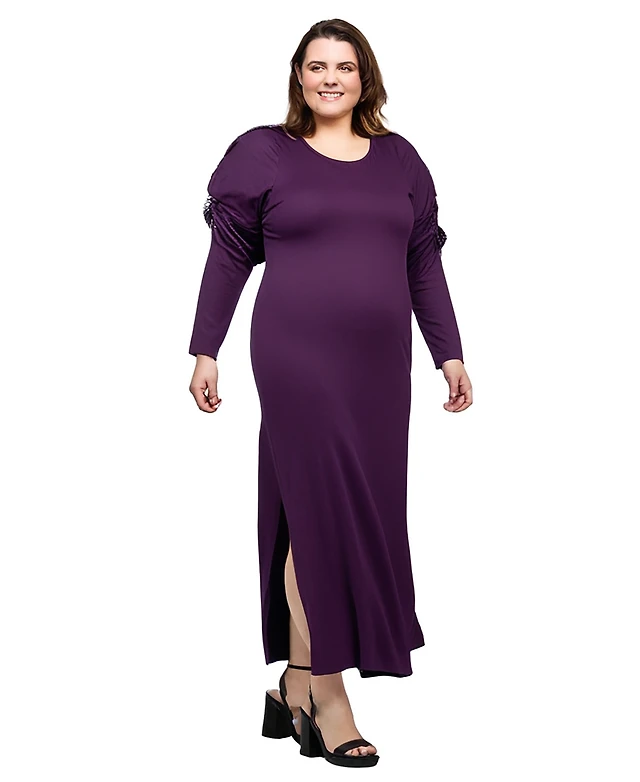 slim fit dress slacks Remi Luxe Satin Dress