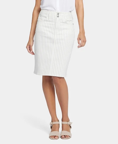Nydj Women's High Rise Waist Skirt