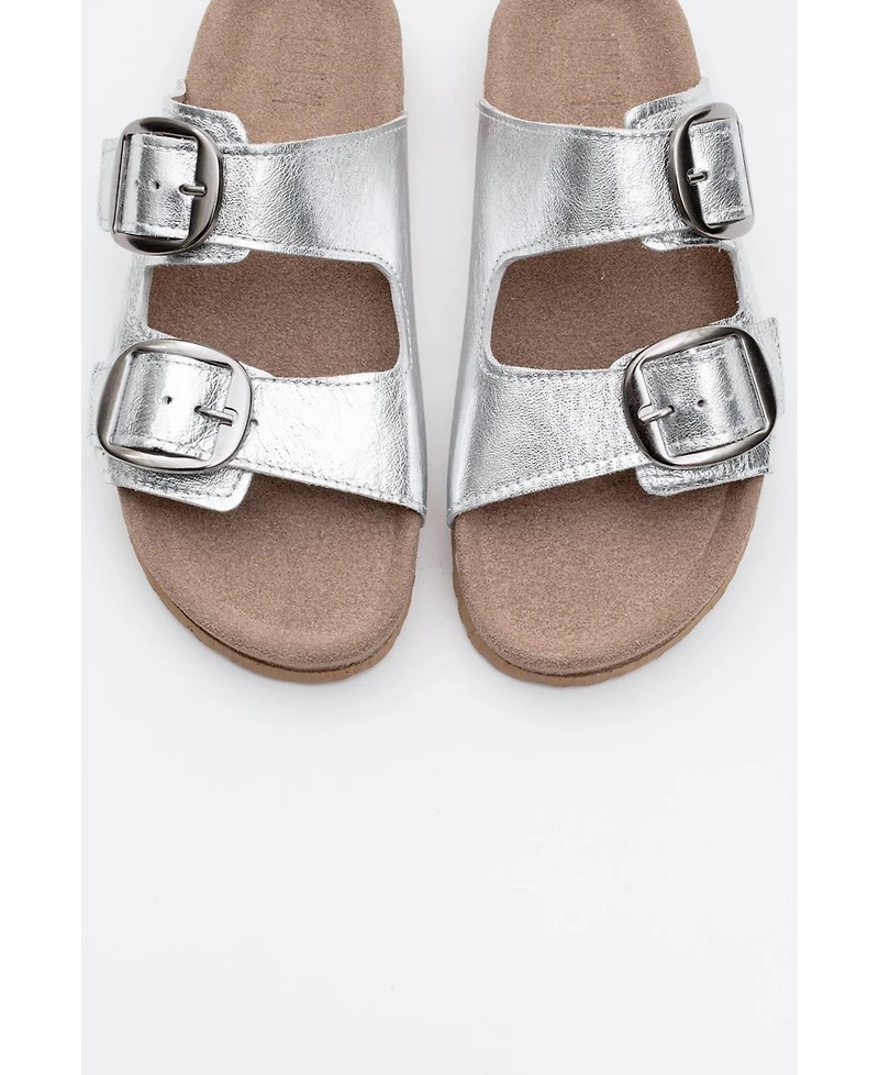 Ovesta Soft Footbed Leather Slide Sandal (Women