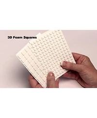 3D Foam Squares: 2mm Black Mix