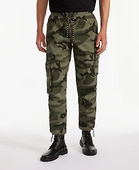 Ecko Unltd Men's Toggle Pouch Cargo Jogger Pants