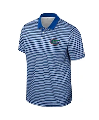 Colosseum Men's Royal Florida Gators Striped Polo Shirt