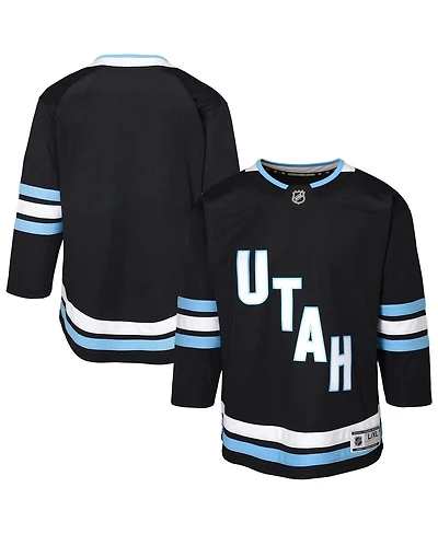 Outerstuff Big Boys and Girls Black Utah Hockey Club Home Premier Jersey