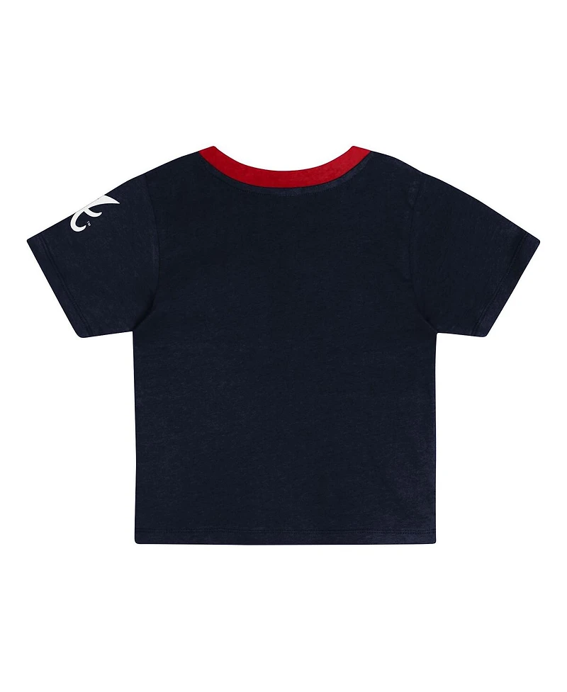 Outerstuff Toddler 2-Piece Navy Atlanta Braves Bonus Ball T-Shirt and Shorts Set