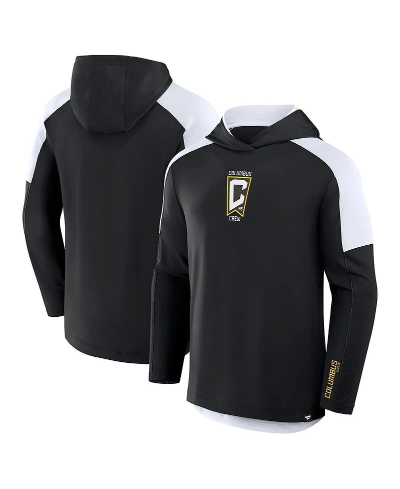 Fanatics Men's Black Columbus Crew Red Card Transitional Pullover Hoodie