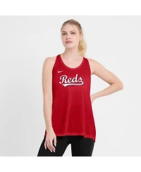Nike Women's Red Cincinnati Reds Crisscross Performance Tank Top