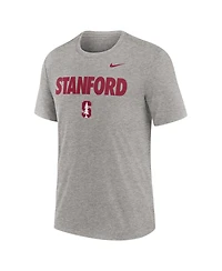 Nike Men's Heather Gray Stanford Cardinal Campus Local Tri-Blend T-Shirt