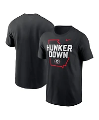 Nike Men's Black Georgia Bulldogs Campus Local T-Shirt