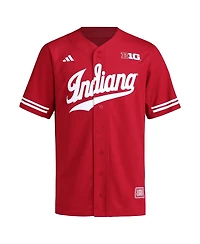 Adidas Men's Crimson Indiana Hoosiers Replica Baseball Jersey