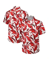 Tommy Bahama Men's Red Kansas City Chiefs Sunnyvale Blooms Camp Button-Up Shirt