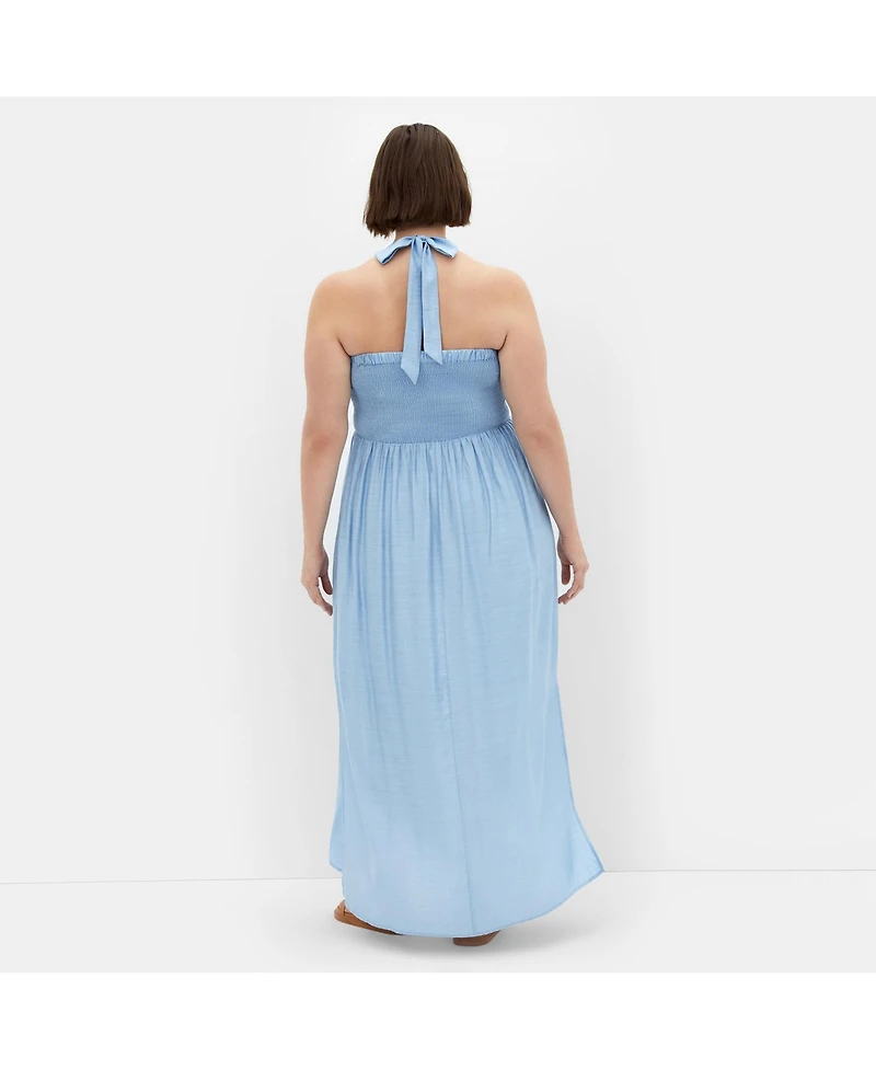 City Chic Plus Serene Peta Maxi Dress