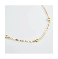 Cosmic Halo Bezel Classic Cubic Zirconia Bracelet
