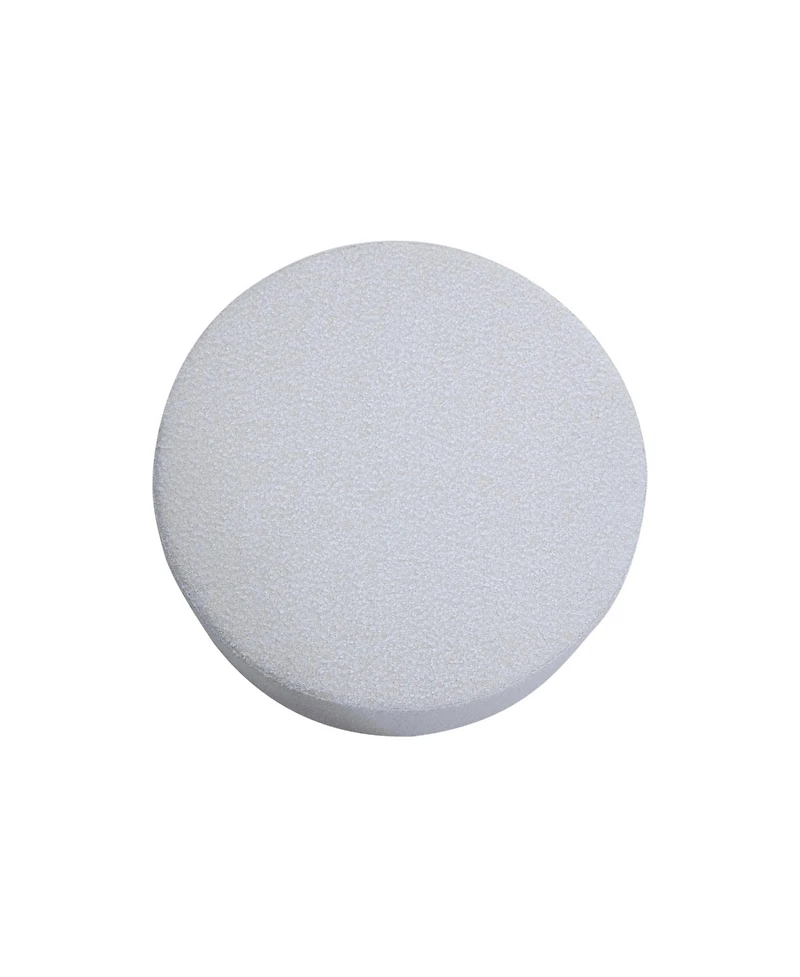 Streamdale Versatile Round Boucle Table Ottoman, Seat, End/Side Table