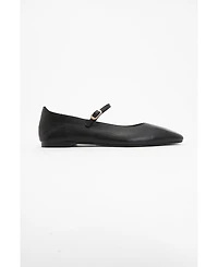 Lara Leather Mary Jane Flats