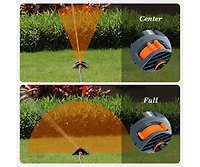 Lawn Sprinkler Oscillating Sprinkler Automatic Swing Adjustable Spray Angle Courtyard Garden Watering Grey