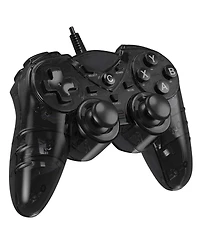 1pc Black Translucent Dual Vibration Usb Wired Game Controller for PS3 Pc Tv Box