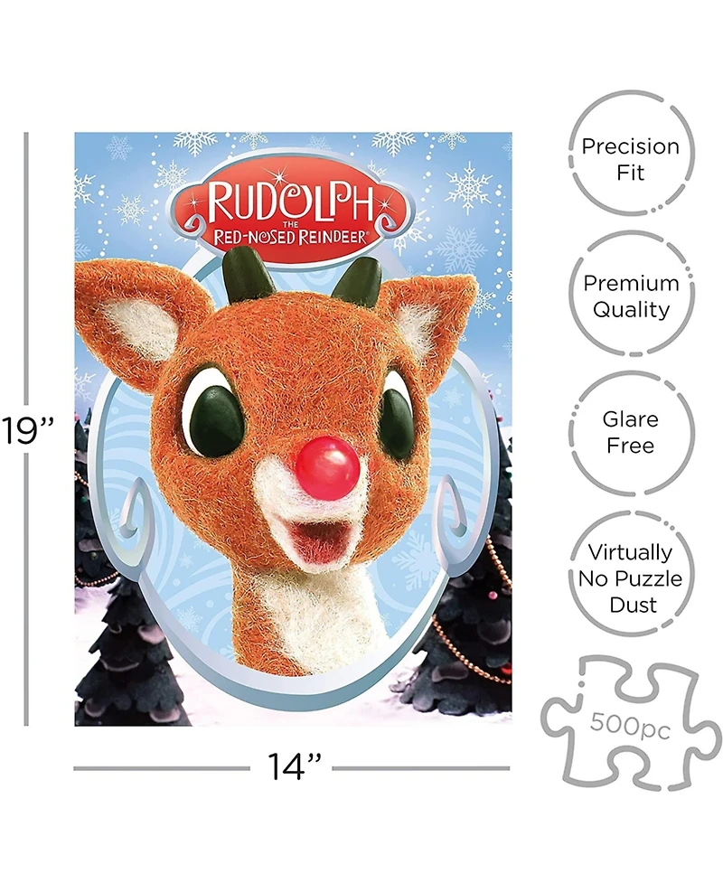 Rudolph the Red-Nosed Reindeer Collage 500 Piece Jigsaw Puzzle