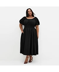 City Chic Plus Lillian Midi Dress