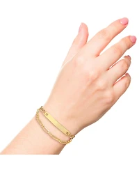 Jessica Simpson Gold-Tone Layered Bracelet Set