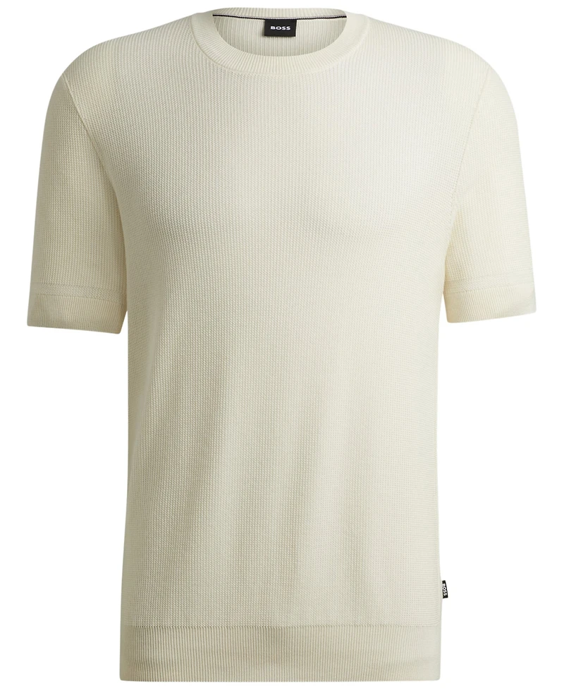 Boss by Hugo Boss Men's Regular-Fit Short Sleeved Sweater