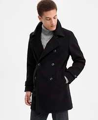 Tommy Hilfiger Men's Classic-Fit Double Breasted Overcoat