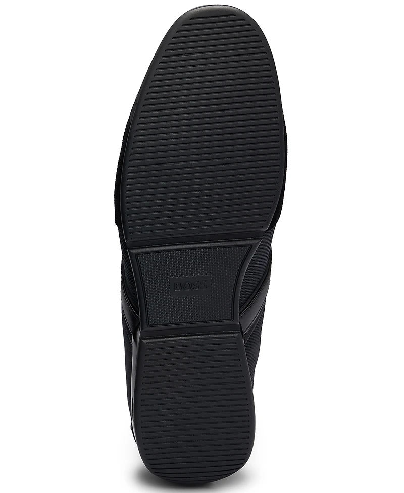 Boss by Hugo Men's Mixed-Material Trainers Sneakers