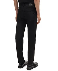 Boss by Hugo Men's Black Super-Soft Regular-Fit Jeans